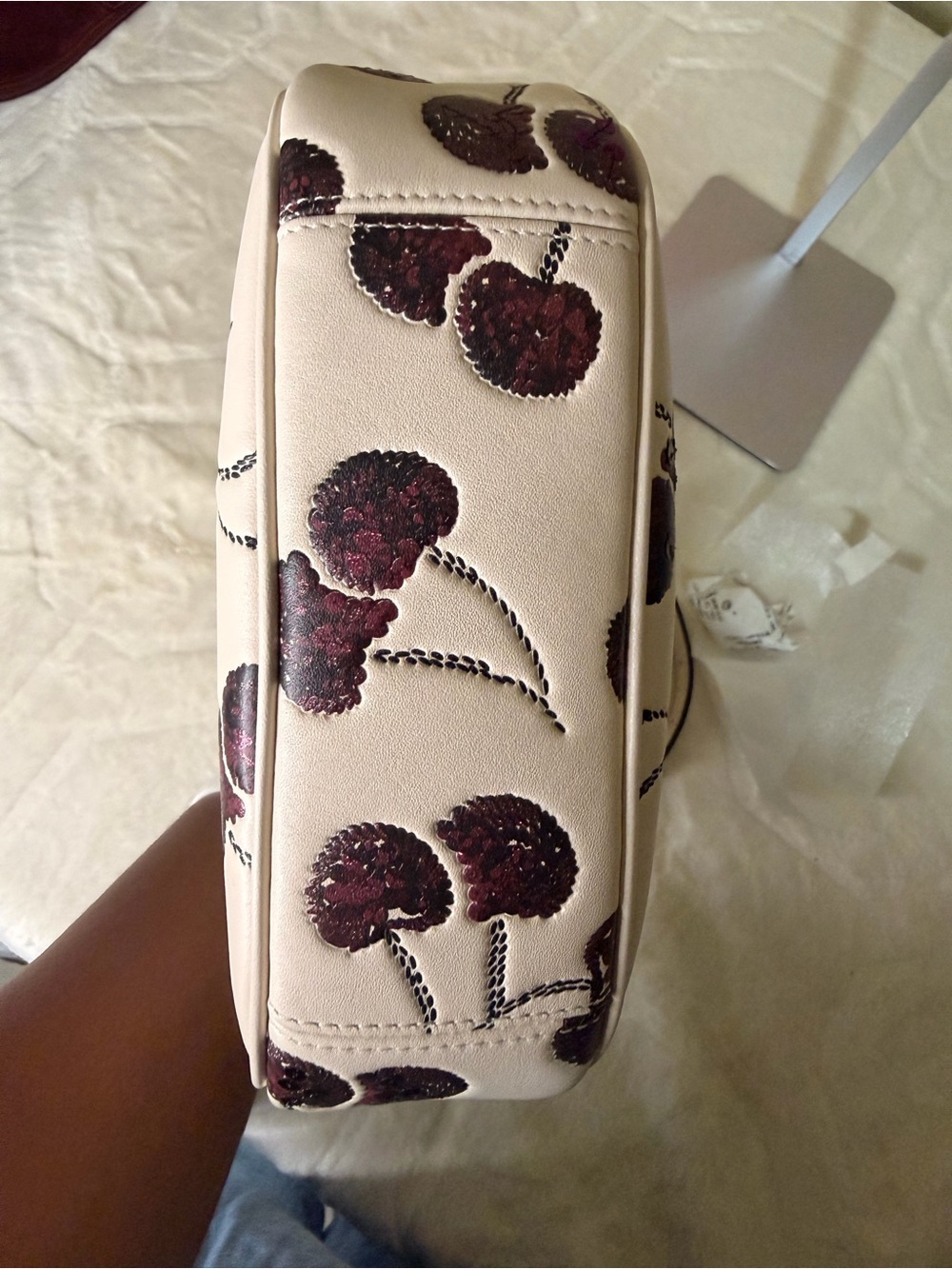 Coach Carmen Mini Crossbody Bag With Cherry Print NWT - Picture 13 of 16